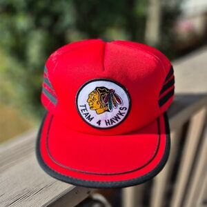 Vintage Hawks Trucker Snapback Hat